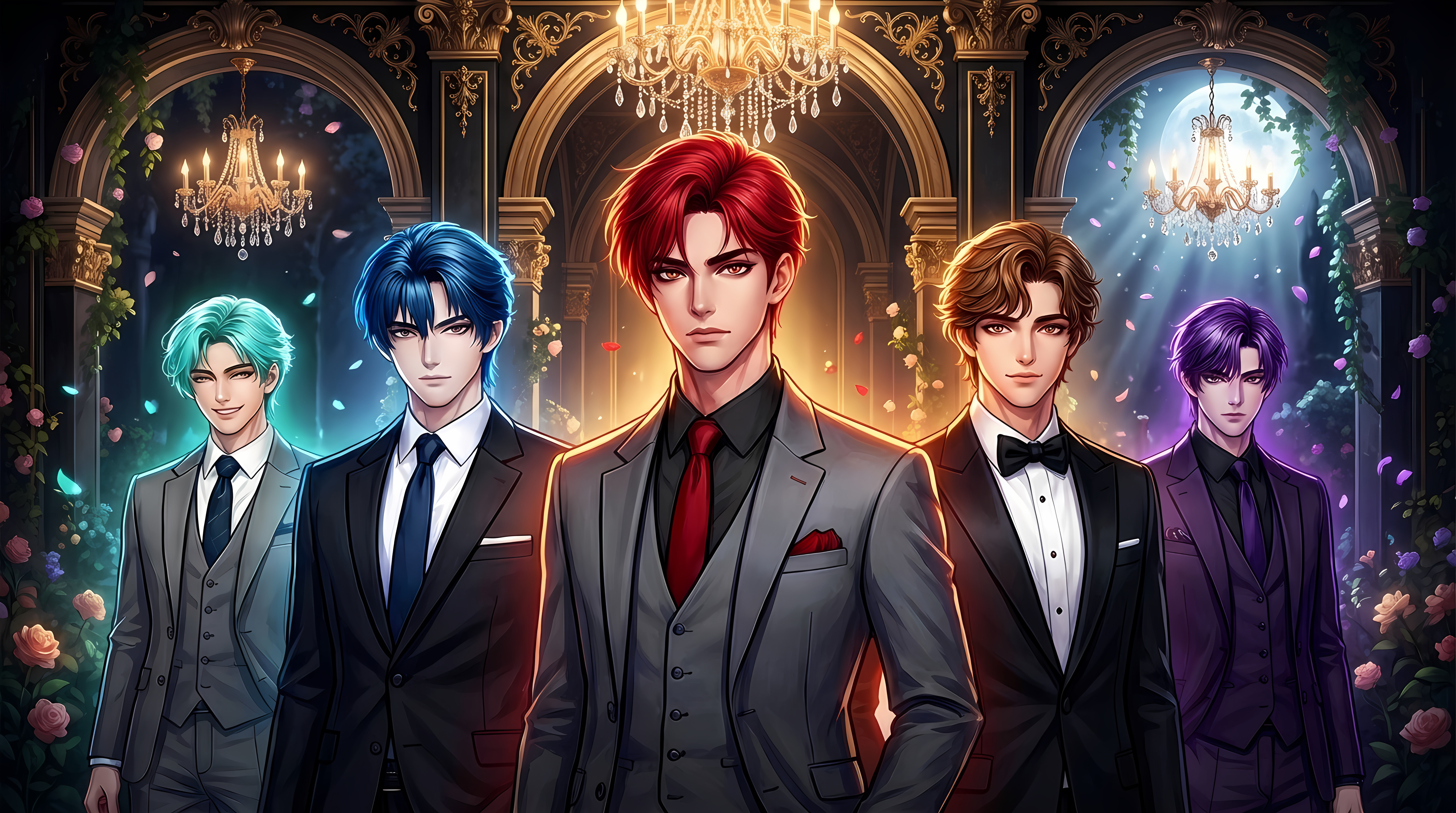 Group Visual - All Five Princes